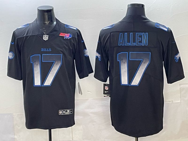 Men 2025 Buffalo Bills #17 Allen black Limited Nike NFL Jersey style 025->buffalo bills->NFL Jersey